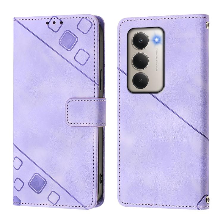 Skin-feel Embossed Leather Phone Case