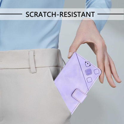 Skin-feel Embossed Leather Phone Case