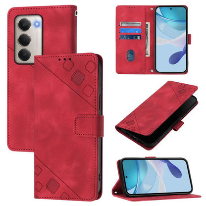 Skin-feel Embossed Leather Phone Case, For Redmi 15 5G Global / 15 4G SEA, For Redmi 15 5G / 4G EU 171mm, For Redmi Note 14 4G 164.84mm, For Redmi K80 5G / K80 Pro 5G