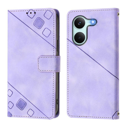 Skin-feel Embossed Leather Phone Case, For Redmi Turbo 5 5G Global / Poco X8 Pro, For Redmi Note 15 Pro+ 5G Global 163.3mm, For Redmi Note 15 4G / 5G Global 164mm, For Redmi Note 15 Pro 5G Global 163.6mm