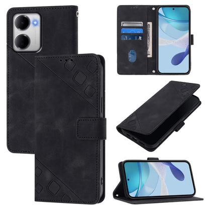 Skin-feel Embossed Leather Phone Case, For Redmi 15a 5G Global, For Redmi Turbo 5 5G Global / Poco X8 Pro, For Redmi Note 15 Pro+ 5G Global 163.3mm, For Redmi Note 15 4G / 5G Global 164mm
