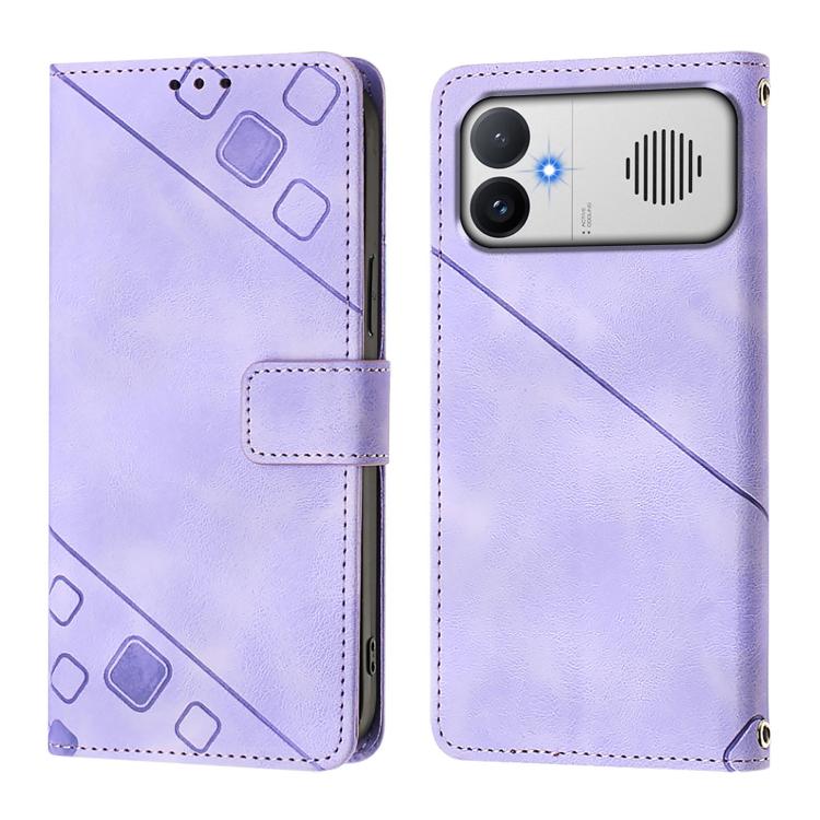 Skin-feel Embossed Leather Phone Case, For Redmi K90 Max 5G, For Redmi A7 Pro 5G 171mm / Poco C81, For Redmi 15a 5G Global, For Redmi A5 4G 171.7mm / Poco C71 4G