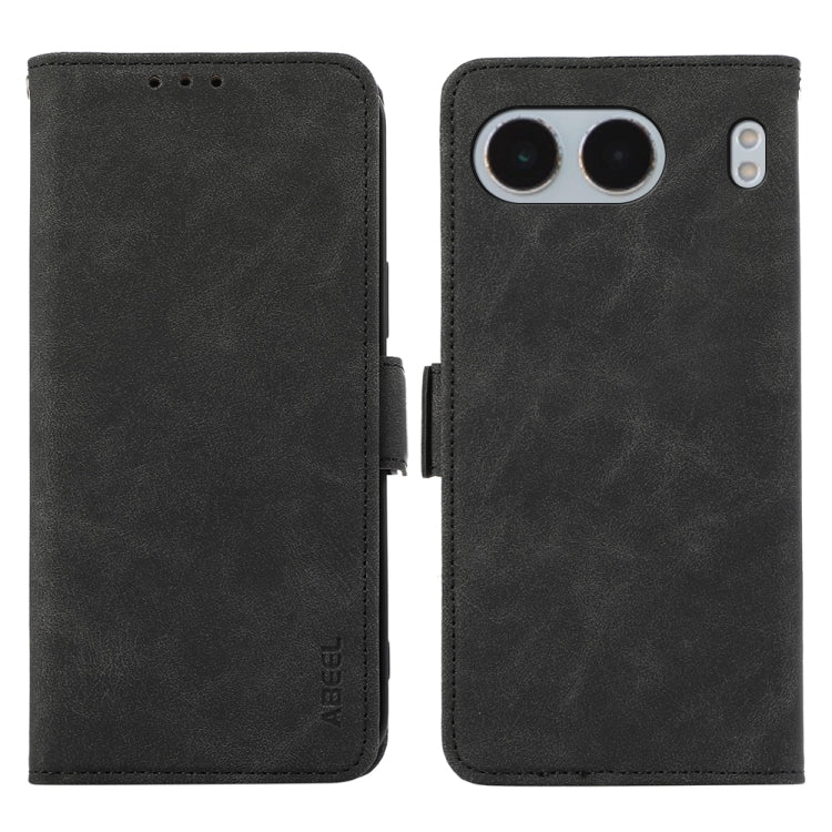 ABEEL Frosted Magnetic RFID Leather Phone Case, For OnePlus Nord 4