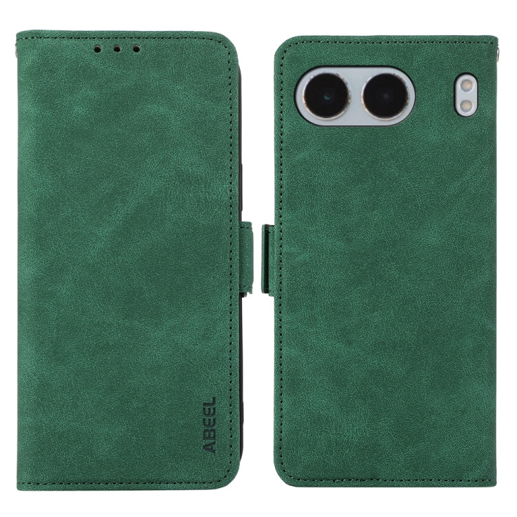 ABEEL Frosted Magnetic RFID Leather Phone Case, For OnePlus Nord 4