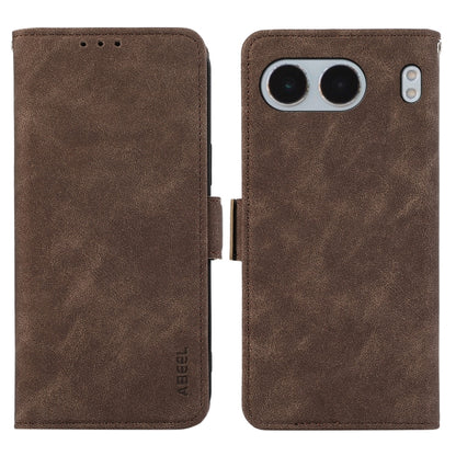 ABEEL Frosted Magnetic RFID Leather Phone Case, For OnePlus Nord 4