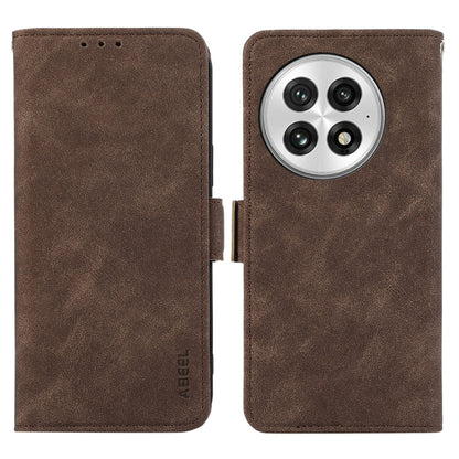 ABEEL Frosted Magnetic RFID Leather Phone Case, For OnePlus 13, For OnePlus Nord 4