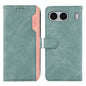 ABEEL Color Block Magnetic RFID Leather Phone Case, For OnePlus Nord 4