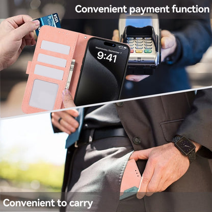 ABEEL Color Block Magnetic RFID Leather Phone Case, For OnePlus 13, For OnePlus Nord 4