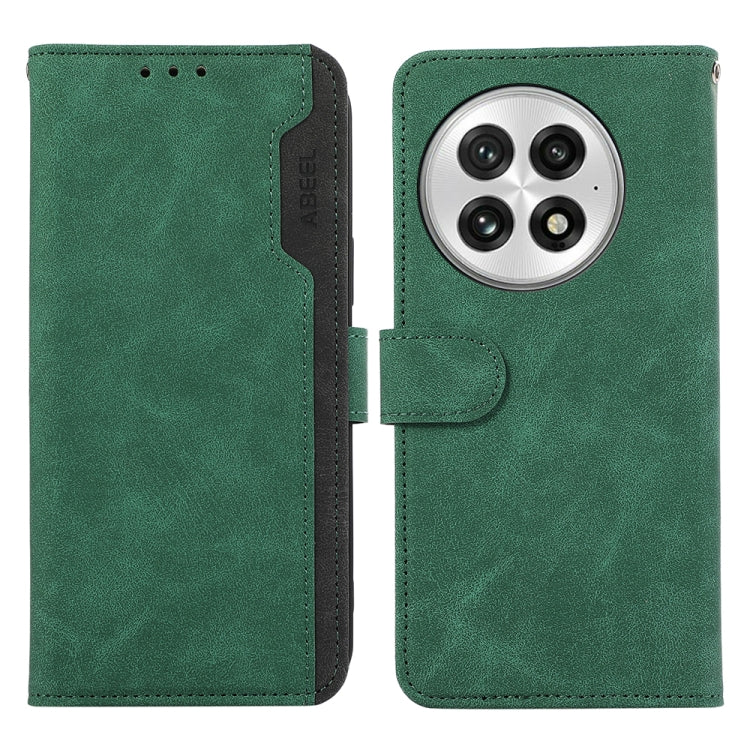 ABEEL Color Block Magnetic RFID Leather Phone Case