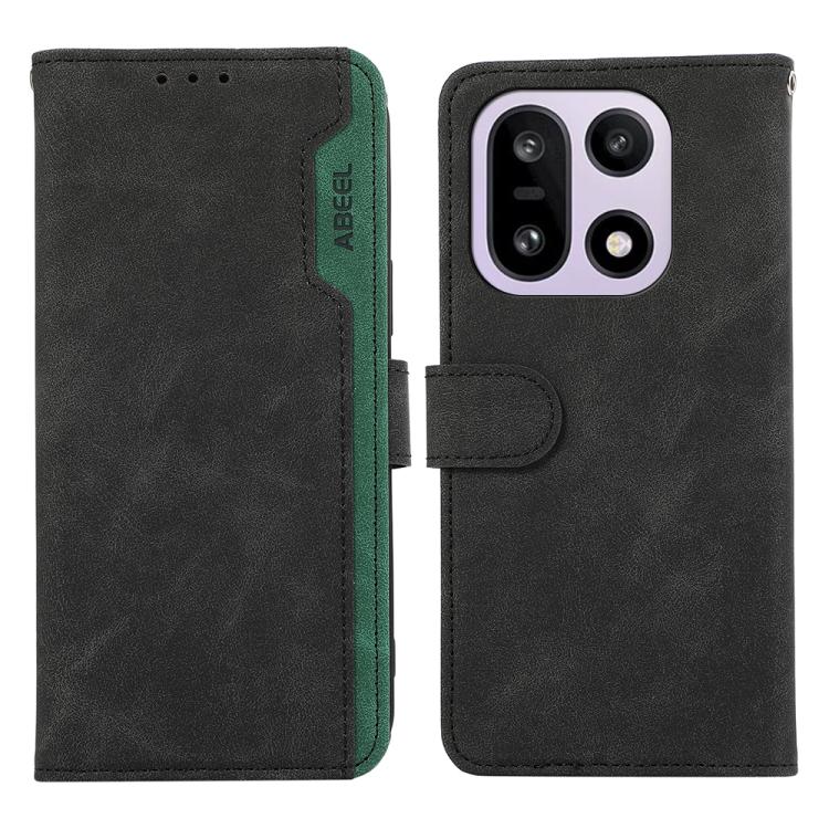 ABEEL Color Block Magnetic RFID Leather Phone Case, For OnePlus 15, For OnePlus Nord 5 / Ace 5 Ultra, For OnePlus Nord CE5 / Ace 5 Racing, For OnePlus 13R Global
