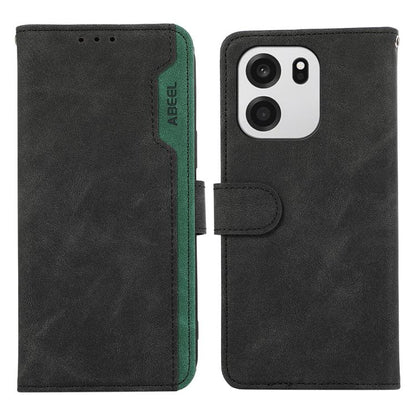 ABEEL Color Block Magnetic RFID Leather Phone Case, For OnePlus Nord CE6 Lite 5G Global, For OnePlus Ace 6 Ultra, For OnePlus 15T, For OnePlus Turbo 6V / Turbo 6