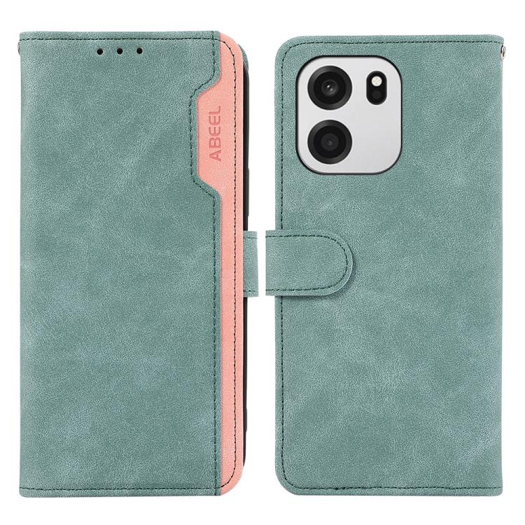ABEEL Color Block Magnetic RFID Leather Phone Case, For OnePlus Nord CE6 Lite 5G Global, For OnePlus Ace 6 Ultra, For OnePlus 15T, For OnePlus Turbo 6V / Turbo 6