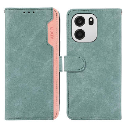 ABEEL Color Block Magnetic RFID Leather Phone Case, For OnePlus Nord CE6 Lite 5G Global, For OnePlus Ace 6 Ultra, For OnePlus 15T, For OnePlus Turbo 6V / Turbo 6