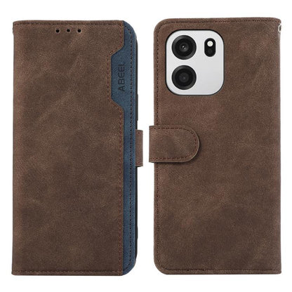 ABEEL Color Block Magnetic RFID Leather Phone Case, For OnePlus Nord CE6 Lite 5G Global, For OnePlus Ace 6 Ultra, For OnePlus 15T, For OnePlus Turbo 6V / Turbo 6