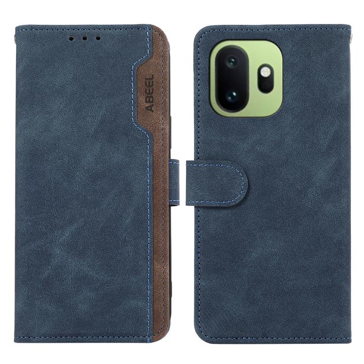 ABEEL Color Block Magnetic RFID Leather Phone Case, For OnePlus Nord CE6 Lite 5G Global, For OnePlus Ace 6 Ultra, For OnePlus 15T, For OnePlus Turbo 6V / Turbo 6