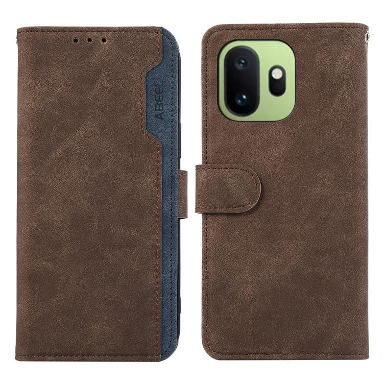 ABEEL Color Block Magnetic RFID Leather Phone Case, For OnePlus Nord CE6 Lite 5G Global, For OnePlus Ace 6 Ultra, For OnePlus 15T, For OnePlus Turbo 6V / Turbo 6