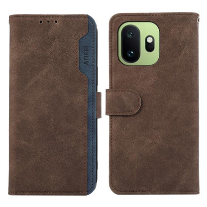 ABEEL Color Block Magnetic RFID Leather Phone Case, For OnePlus Nord CE6 Lite 5G Global, For OnePlus Ace 6 Ultra, For OnePlus 15T, For OnePlus Turbo 6V / Turbo 6