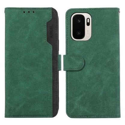 ABEEL Color Block Magnetic RFID Leather Phone Case, For OnePlus Nord CE6 Lite 5G Global, For OnePlus Ace 6 Ultra, For OnePlus 15T, For OnePlus Turbo 6V / Turbo 6