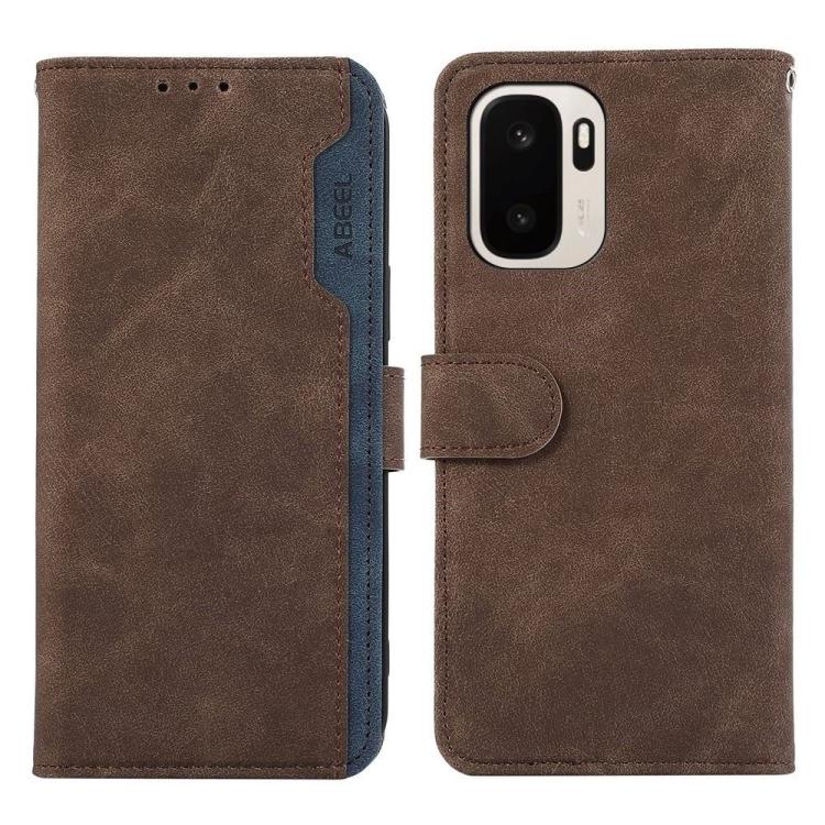 ABEEL Color Block Magnetic RFID Leather Phone Case, For OnePlus Nord CE6 Lite 5G Global, For OnePlus Ace 6 Ultra, For OnePlus 15T, For OnePlus Turbo 6V / Turbo 6