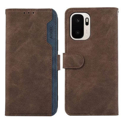 ABEEL Color Block Magnetic RFID Leather Phone Case, For OnePlus Nord CE6 Lite 5G Global, For OnePlus Ace 6 Ultra, For OnePlus 15T, For OnePlus Turbo 6V / Turbo 6