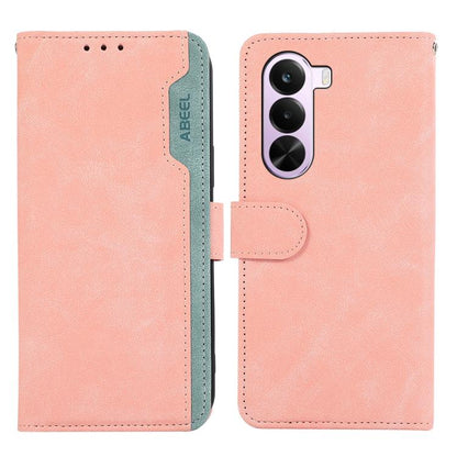ABEEL Color Block Magnetic RFID Leather Phone Case, For OnePlus Nord CE6 Lite 5G Global, For OnePlus Ace 6 Ultra, For OnePlus 15T, For OnePlus Turbo 6V / Turbo 6