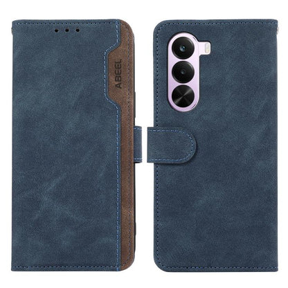 ABEEL Color Block Magnetic RFID Leather Phone Case, For OnePlus Nord CE6 Lite 5G Global, For OnePlus Ace 6 Ultra, For OnePlus 15T, For OnePlus Turbo 6V / Turbo 6