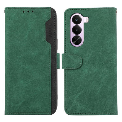 ABEEL Color Block Magnetic RFID Leather Phone Case, For OnePlus Nord CE6 Lite 5G Global, For OnePlus Ace 6 Ultra, For OnePlus 15T, For OnePlus Turbo 6V / Turbo 6