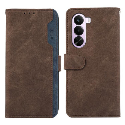 ABEEL Color Block Magnetic RFID Leather Phone Case, For OnePlus Nord CE6 Lite 5G Global, For OnePlus Ace 6 Ultra, For OnePlus 15T, For OnePlus Turbo 6V / Turbo 6