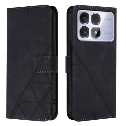 Crossbody 3D Embossed Flip Leather Phone Case