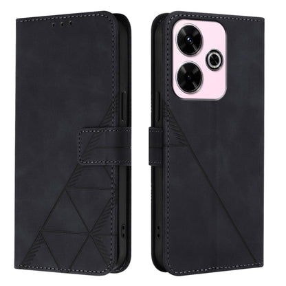 Crossbody 3D Embossed Flip Leather Phone Case