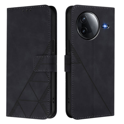 Crossbody 3D Embossed Flip Leather Phone Case