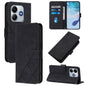 Crossbody 3D Embossed Flip Leather Phone Case, For Redmi Note 14 4G 163.25mm, For Redmi K70 Ultra 5G Global, For Redmi 13 4G / Note 13R