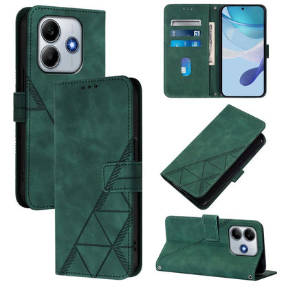 Crossbody 3D Embossed Flip Leather Phone Case, For Redmi Note 14 4G 163.25mm, For Redmi K70 Ultra 5G Global, For Redmi 13 4G / Note 13R