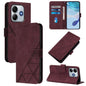 Crossbody 3D Embossed Flip Leather Phone Case