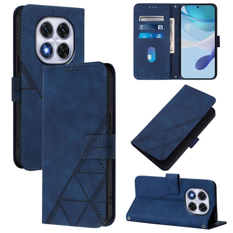 Crossbody 3D Embossed Flip Leather Phone Case, For Redmi Note 14 4G EU 164.84mm, For Redmi Note 14 Pro 5G Global, For Redmi Turbo 4, For Redmi Note 14 5G Global