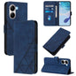 Crossbody 3D Embossed Flip Leather Phone Case