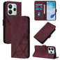 Crossbody 3D Embossed Flip Leather Phone Case, For Redmi Note 14 4G EU 164.84mm, For Redmi Note 14 Pro 5G Global, For Redmi Turbo 4, For Redmi Note 14 5G Global