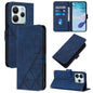 Crossbody 3D Embossed Flip Leather Phone Case, For Redmi Note 14 4G EU 164.84mm, For Redmi Note 14 Pro 5G Global, For Redmi Turbo 4, For Redmi Note 14 5G Global