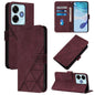 Crossbody 3D Embossed Flip Leather Phone Case