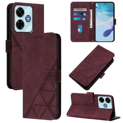 Crossbody 3D Embossed Flip Leather Phone Case, For Redmi 15 5G Global / 15 4G SEA 169.5mm, For Redmi 15 5G / 4G EU 171mm, For Redmi 13X 4G / 13 4G Global, For Redmi K80 5G / K80 Pro 5G