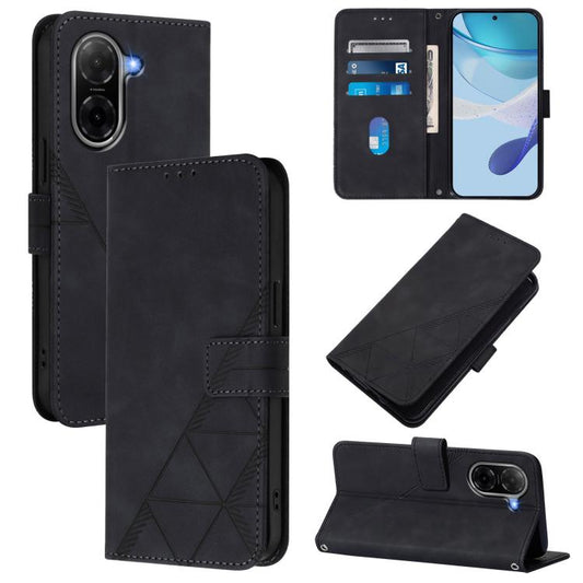 Crossbody 3D Embossed Flip Leather Phone Case, For Redmi A5 4G 171.7mm, For Redmi K90 Max 5G, For Redmi A7 Pro 4G/5G 171mm / Poco C85x 5G, For Redmi 15a 5G Global