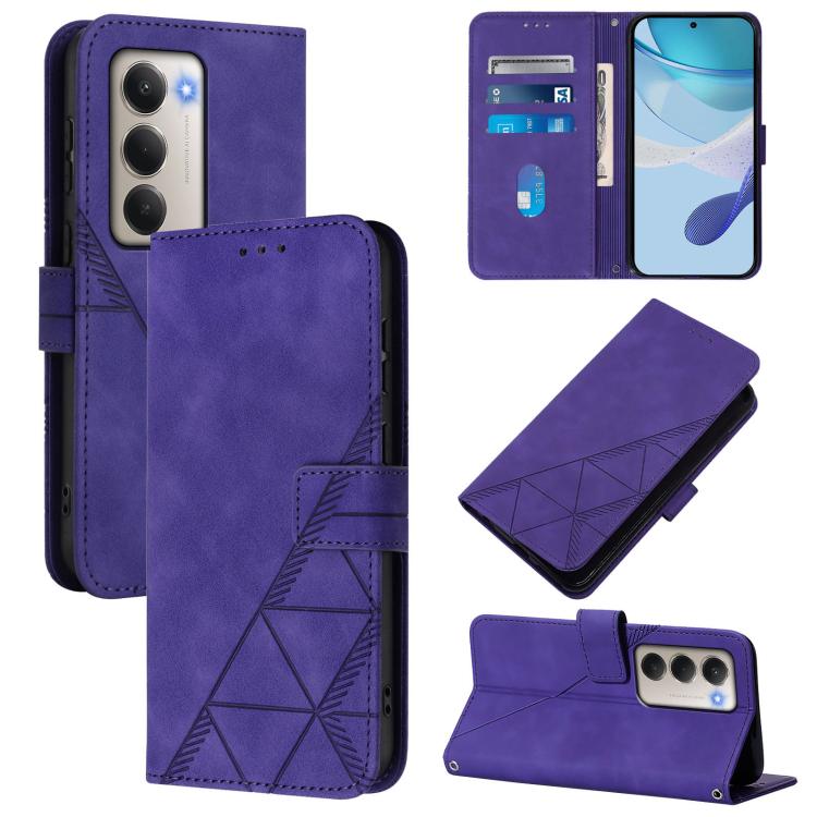 Crossbody 3D Embossed Flip Leather Phone Case