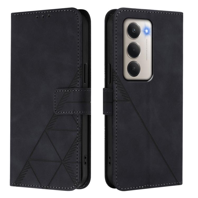 Crossbody 3D Embossed Flip Leather Phone Case