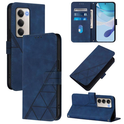 Crossbody 3D Embossed Flip Leather Phone Case