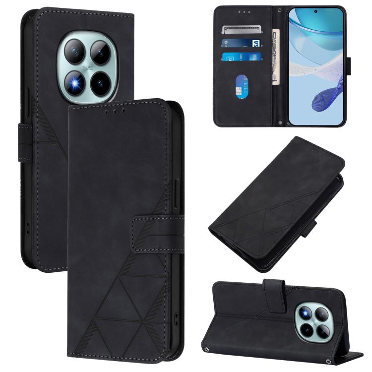 Crossbody 3D Embossed Flip Leather Phone Case