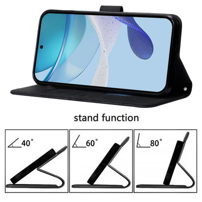 Crossbody 3D Embossed Flip Leather Phone Case