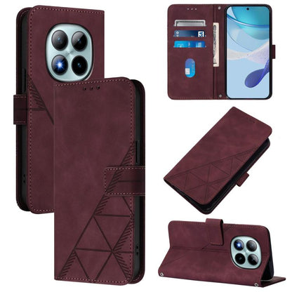 Crossbody 3D Embossed Flip Leather Phone Case, For Redmi Turbo 5 5G Global/Poco X8 Pro 5G, For Redmi Note 15 Pro+ 5G Global 163.3mm, For Redmi Note 15 4G / 5G Global 164mm, For Redmi Note 15 Pro 5G Global 163.6mm