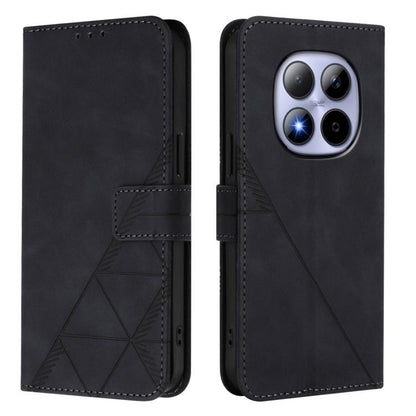 Crossbody 3D Embossed Flip Leather Phone Case, For Redmi Note 15 Pro 5G Global 163.6mm, For Redmi 15 5G Global / 15 4G SEA 169.5mm, For Redmi 15 5G / 4G EU 171mm, For Redmi 13X 4G / 13 4G Global