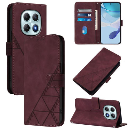 Crossbody 3D Embossed Flip Leather Phone Case