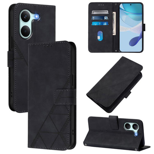 Crossbody 3D Embossed Flip Leather Phone Case, For Redmi Turbo 5 5G Global/Poco X8 Pro 5G, For Redmi Note 15 Pro+ 5G Global 163.3mm, For Redmi Note 15 4G / 5G Global 164mm, For Redmi Note 15 Pro 5G Global 163.6mm